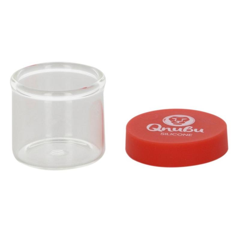 14165 - Qnubu glass jar + silicone cover 6 ml