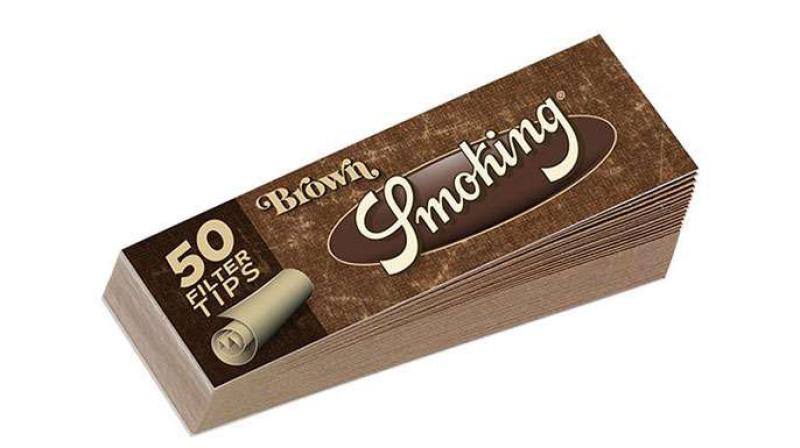 13641 - Smoking Brown Filter Tips, 50 Tips