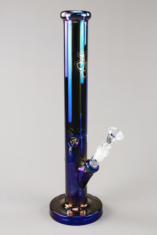14307 - Jelly Joker Glass Bong Purple Mirror