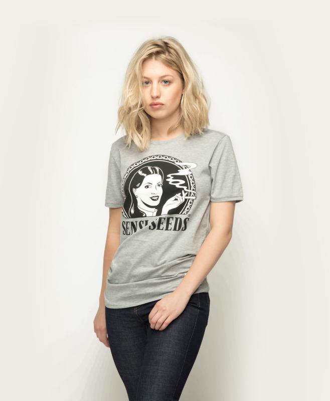 14865 - Sensi Seeds T-Shirt Heather Grey  S