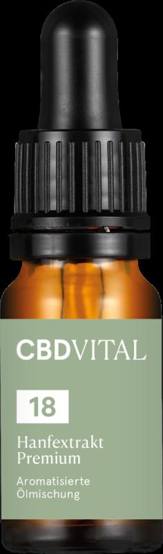15052 - CBD VITAL Naturextrakt Premium Öl 18 % 10 ml