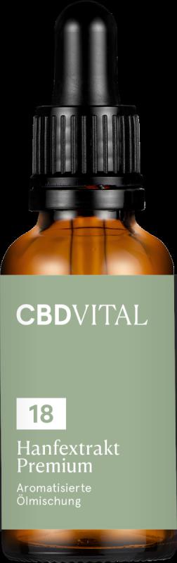 15054 - CBD VITAL Naturextrakt Premium Öl 18 % 30 ml