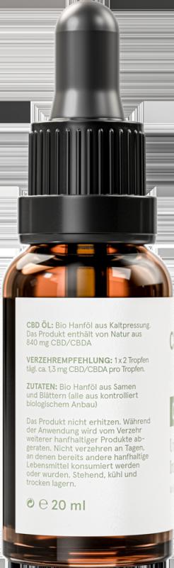 15094 - CBD VITAL Ursprung Intense Vollspektrum 840 mg 20 ml