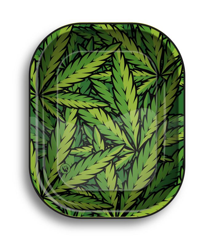 15820 - Rolling Tray Green Leaves 180 mm x 140 mm