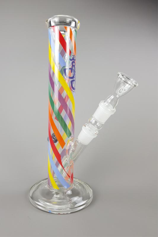 15838 - Jelly Joker Glass Bong N-Stripes