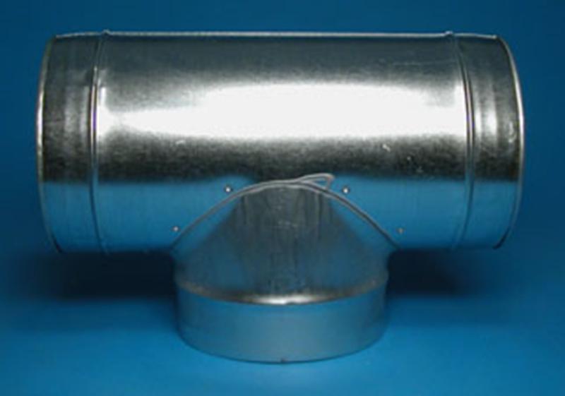 3027 - Ventilation Duct T-Piece 90° Round 200/100