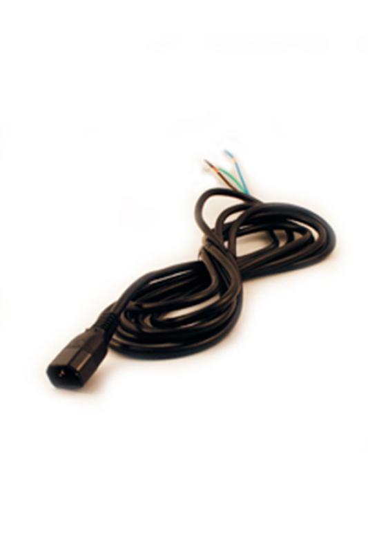 6494 - Reflector cable IEC plug, 3*1,5mm², 400cm