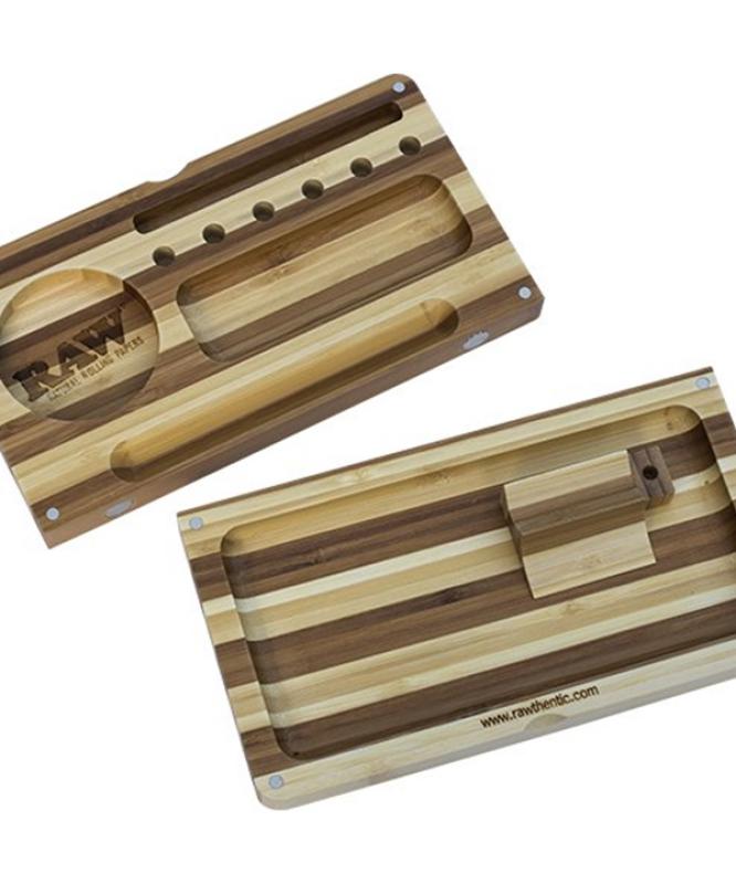 10480 - RAW Bamboo Striped Backflip Filling Tálca