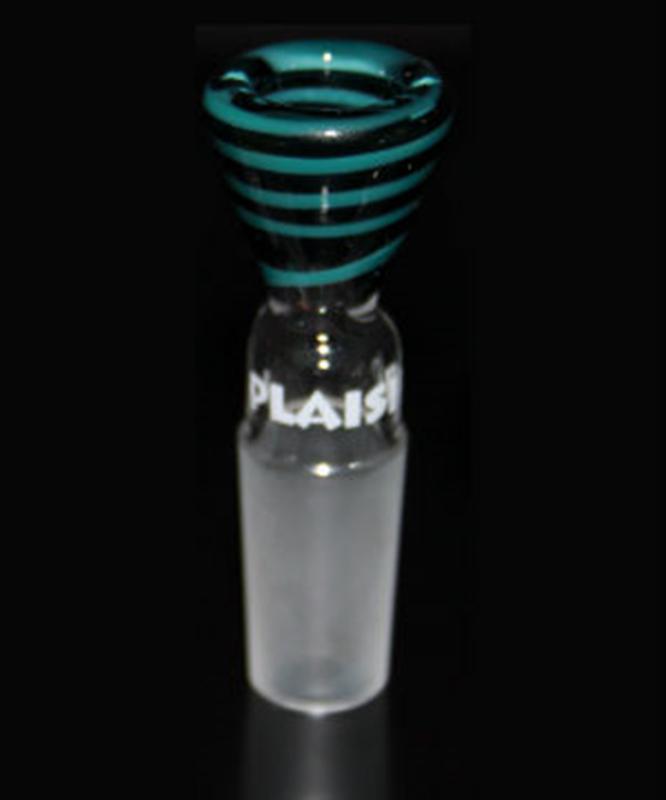 9198 - Glass Cup Plaisir striped black blue 14.5