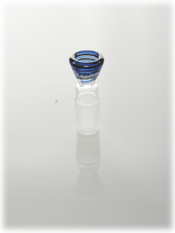 9201 - Glass Bowl Plaisir Black Blue striped 18.8