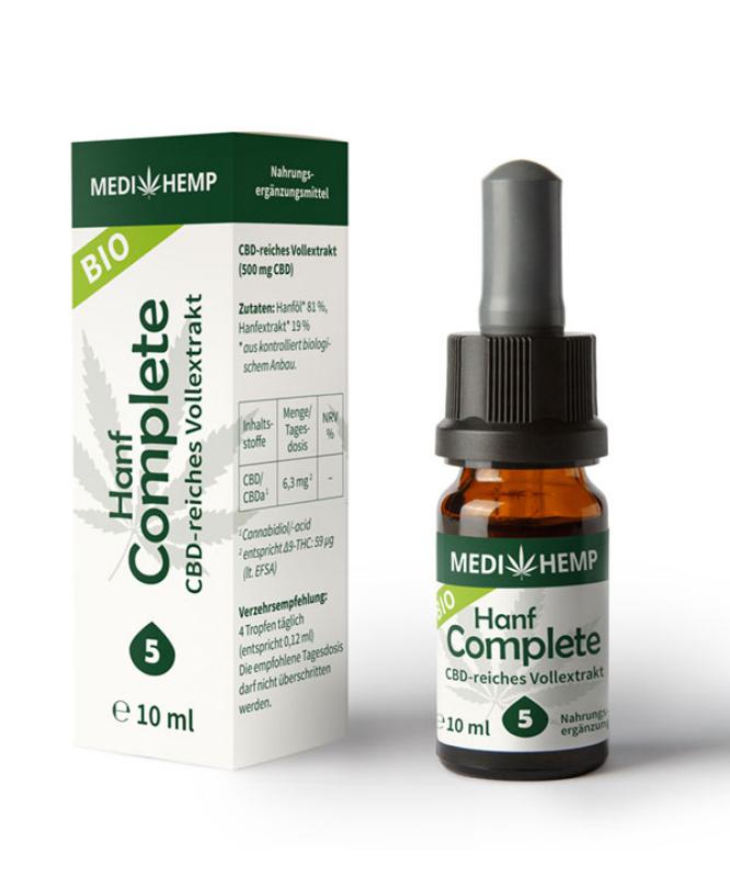 9501 - Medihemp Bio Hanf Complete 5% CBD, 10 ml
