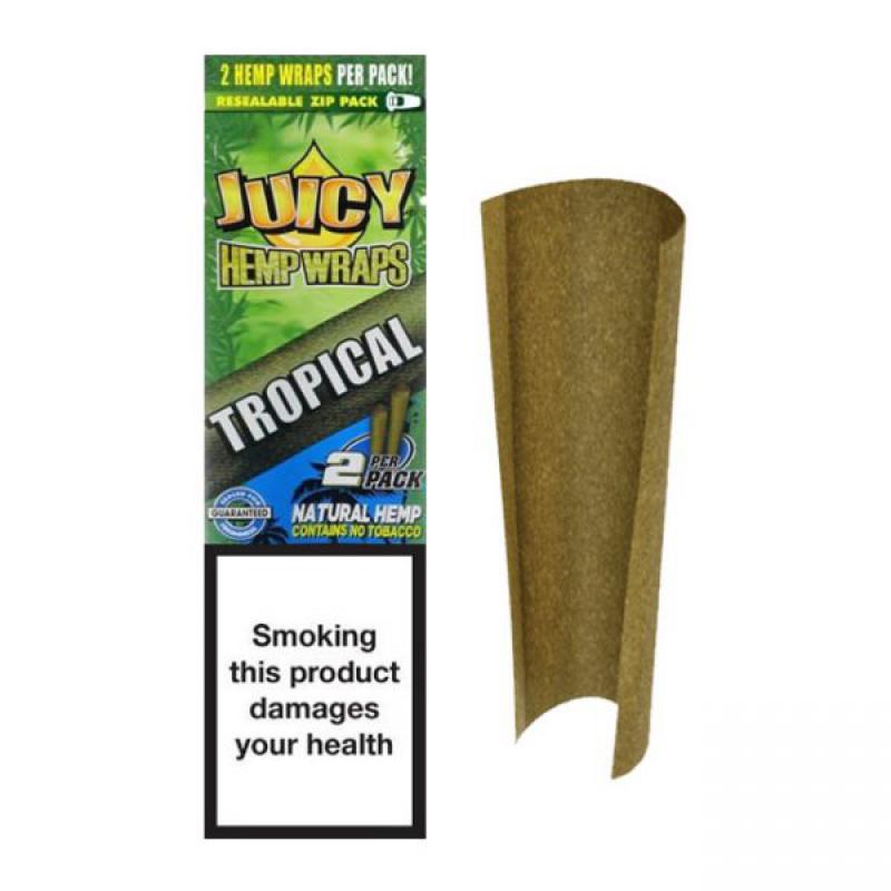 6403 - Juicy Hemp Wraps Tropical, 2 Stück