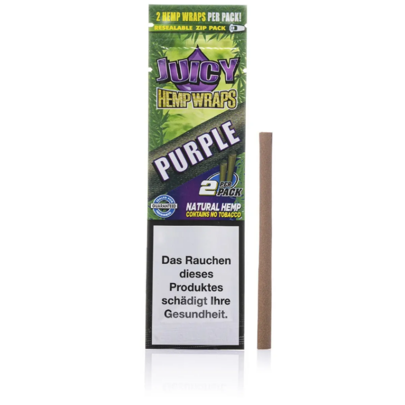 6408 - Juicy Hemp Wraps Purple, 2 Stück