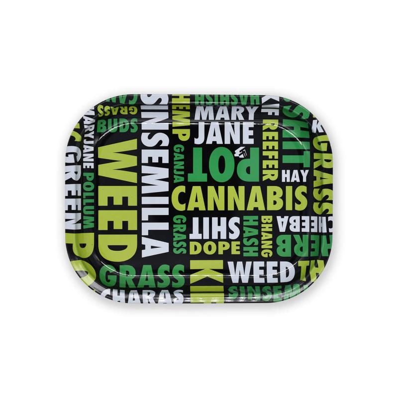 16528 - Rolling Tray Cannafonts 180 mm x 140 mm