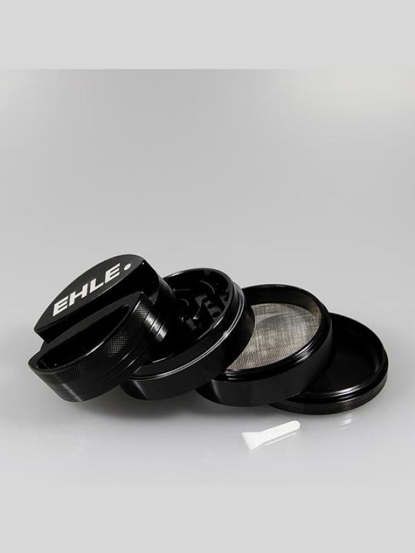 10788 - EHLE Aluminium-Grinder 75 mm 4 Part Black