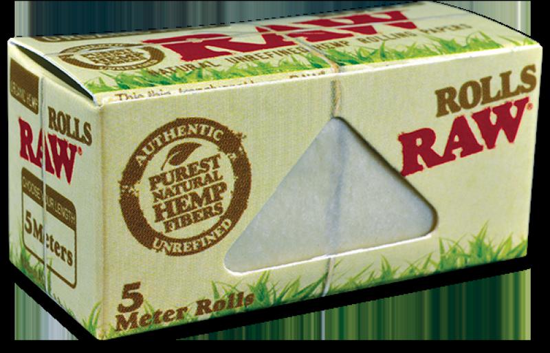 11197 - RAW Organic Rolls Natural Unrefined Hemp