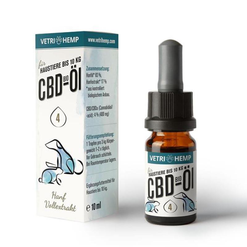 12520 - Vetrihemp Bio CBD-Öl 4%, 10 ml