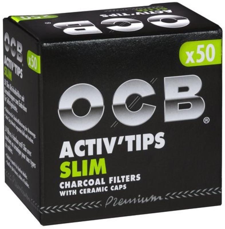 12792 - OCB Activ' Tips Slim 50 Stück