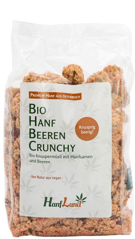 13020 - Hanfland Bio Hanf Beeren Crunchy, 400 g